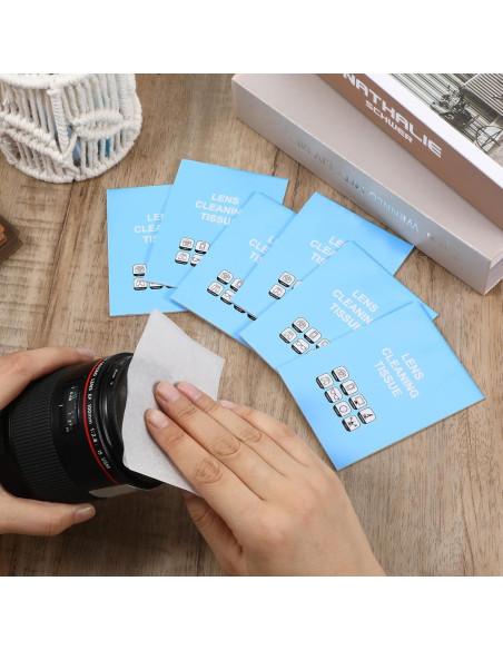 700 Hojas de Papel de Limpieza de Lentes Psyqtsuary 10.1x7.6cm