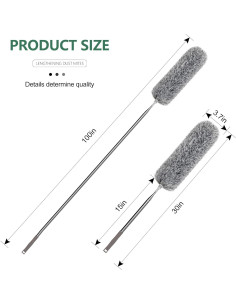 Plumero Extensible SetSail 254 cm Microfibra Flexible 2