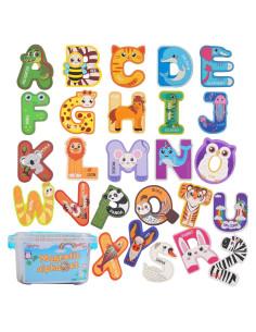 Letras Magnéticas de Madera OMyFav - Alfabeto Grande para Niños