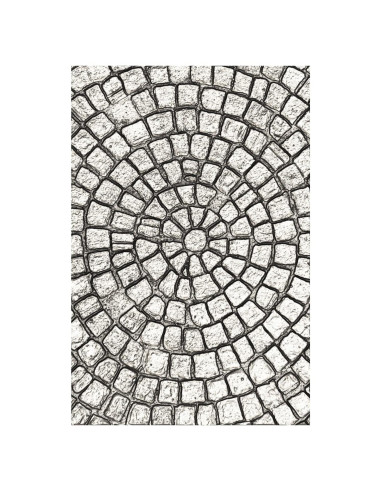 Carpeta de Embossing Sizzix Tim Holtz Mosaico 19.37x12.7 cm