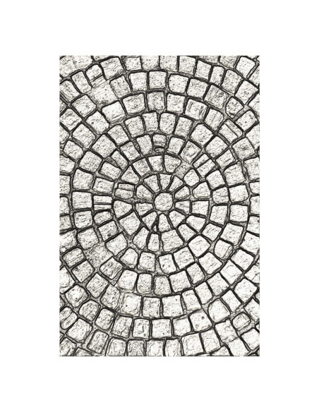 Carpeta de Embossing Sizzix Tim Holtz Mosaico 19.37x12.7 cm