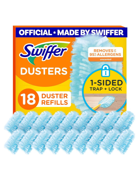 Recarga Swiffer Dusters 18 unidades sin fragancia para limpieza