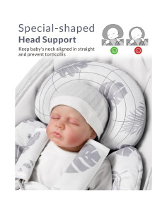 Inserto para Asiento de Auto Bebés WUY-05 - Hoja Gris 2