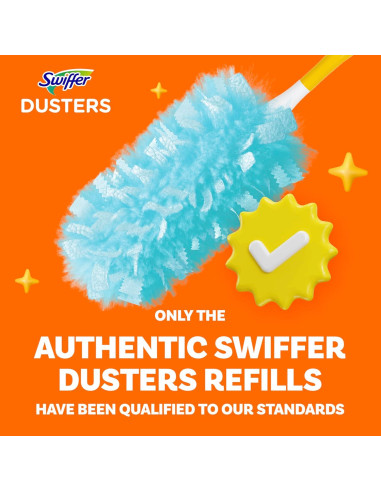 Recarga Swiffer Dusters 18 unidades sin fragancia para limpieza