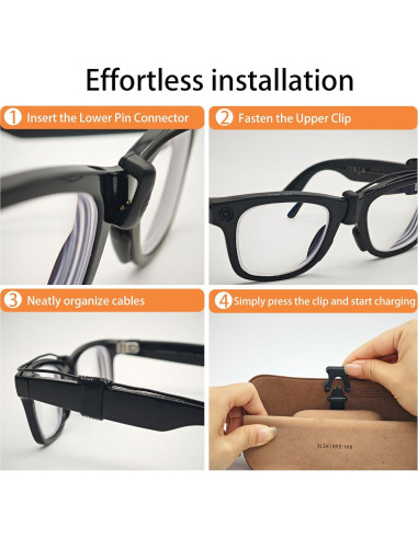 Cable de Carga 1.5m Goodmai para Gafas Ray-Ban Meta