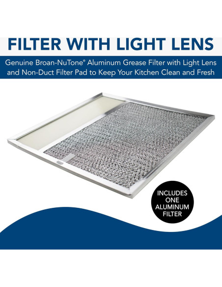 Filtro de Aluminio Broan-NuTone BP57 para Campana de Cocina