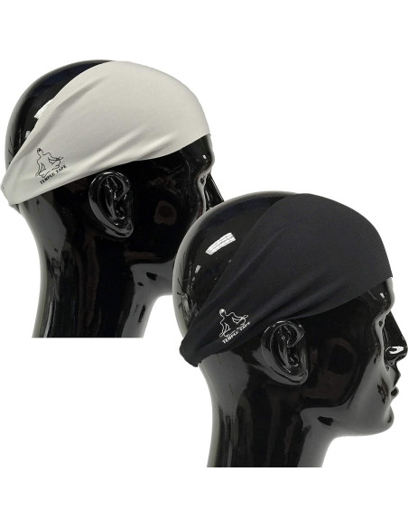 Banda de Sudor Temple Tape Unisex - Paquete de 2, Absorbe Sudor