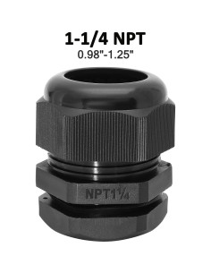 Conectores de cable de nylon IP68 Bonsicoky 2 piezas 32 mm 2