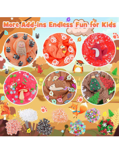 Kit de Slime de Bosque LAWOHO - 6 Paquetes 360ml para Niños 2