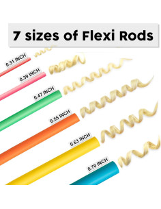 Set de Rulos Flexibles Sin Calor xnicx 42 pcs para Cabello 2