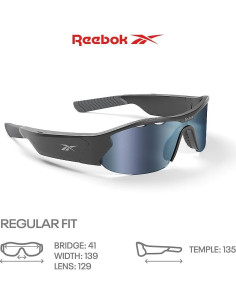 Gafas de sol inteligentes Reebok Octane con lentes polarizados 2