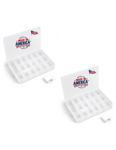 Caja Organizadora de Hilo de Bordar Bulk Paradise - 2 Pack