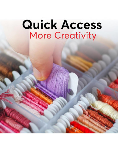 Caja Organizadora de Hilo de Bordar Bulk Paradise - 2 Pack