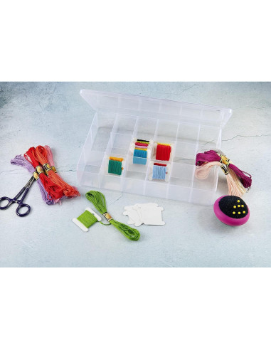 Caja Organizadora de Hilo de Bordar Bulk Paradise - 2 Pack