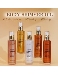 Aceite Corporal Brillante LIYALAN Perla Blanca 82.9 ml 2