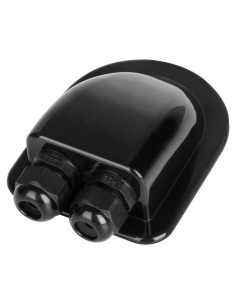 Caja de Entrada Doble Restmo IP68 para Paneles Solares Negra
