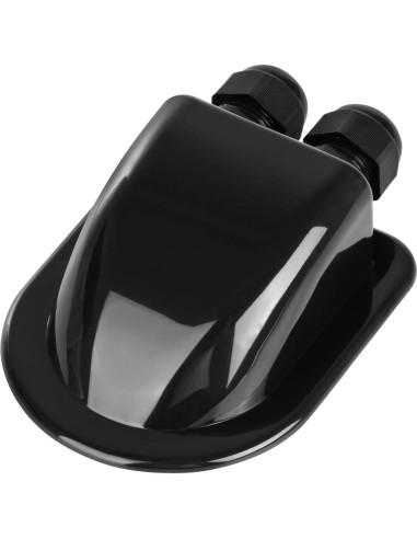 Caja de Entrada Doble Restmo IP68 para Paneles Solares Negra