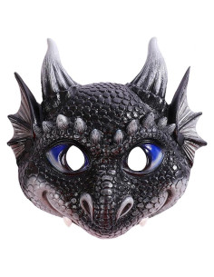 Conjunto de alas y máscara de dragón Himine para niños 6-14 años