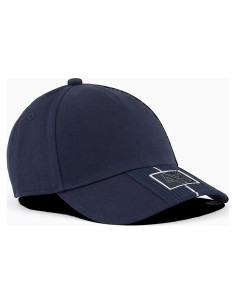 Gorra de béisbol Armani Exchange A|X Logo Algodón Azul