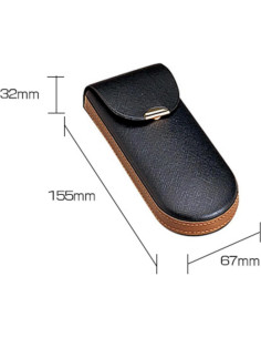 Estuche para Gafas M-world Slim Semi-Duro Negro 15.5cm 2