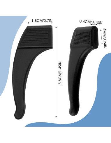 15 Pares de Sujetadores Antideslizantes para Gafas Silicona