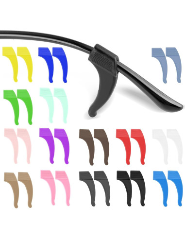15 Pares de Sujetadores Antideslizantes para Gafas Silicona