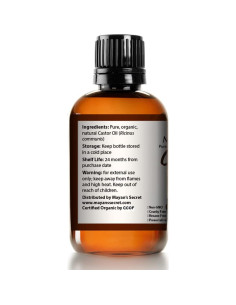 Aceite de Ricino Puro Orgánico Secreto Maya 118 ml - Crecimiento Cabello y Piel 2