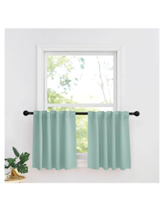 Cortinas Blackout RYB HOME 34x24" Aqua - 2 Paneles