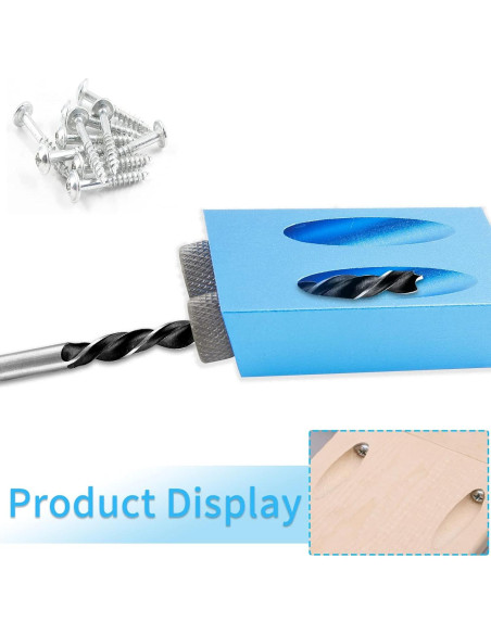 Kit de Plantilla de Agujeros 8 Piezas Bonsicoky 15 Aluminio