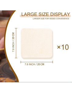 Paño de Chamois Artístico LEOLIO 10 Piezas 19.81 cm 2