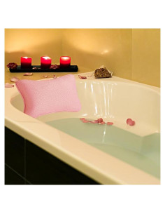 Almohada de Baño Antideslizante CHANGZHOU Rosa con Ventosas