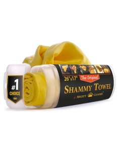 Paño Shammy Premium Mighty Cleaner 66x43cm Absorbente Sin Rayones
