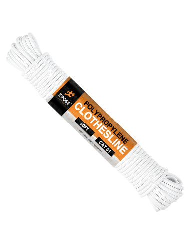 Cuerda de Plástico Xpose Safety 15.24m Blanca Resistente