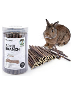 Juguetes de Masticar Niteangel para Conejos y Hámsters - Rama de Manzana