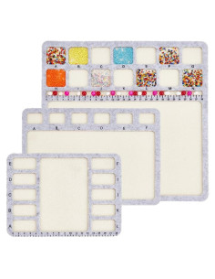 Alfombrilla de Perlas BENECREAT 3 Estilos Fieltro 30x30cm