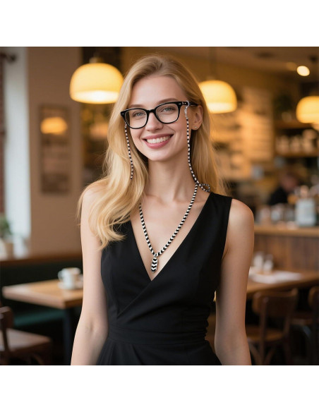 Cadena de Gafas con Cuentas Coloridas ELC-1 para Mujeres Cadena de Gafas con Cuentas Coloridas ELC-1 para Mujeres