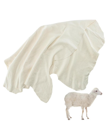 Paño Chamois MAQIHAN 60x90 cm para Auto - Piel de Oveja Real