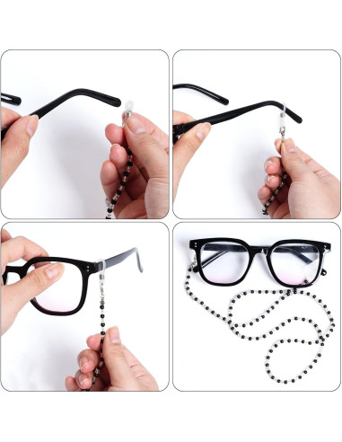 Cadena de Gafas con Cuentas Coloridas ELC-1 para Mujeres