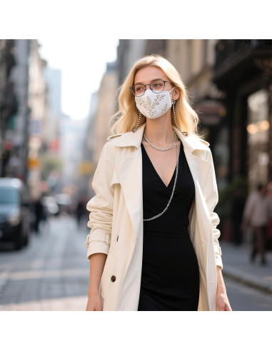 Cadena de Gafas con Cuentas Coloridas ELC-1 para Mujeres