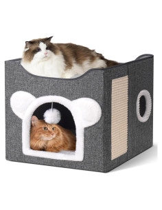 Casa para Gatos MOYLLOG Cueva Plegable 40.6x40.6x33.5cm