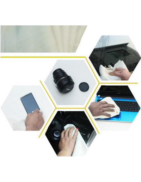 Paño de Limpieza de Cuero Chamois Natural VANANA 70x40cm