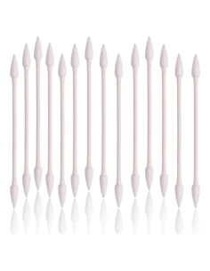 Bastoncillos de Algodón Orgánico Rouceyxin 800 Piezas Doble Punta