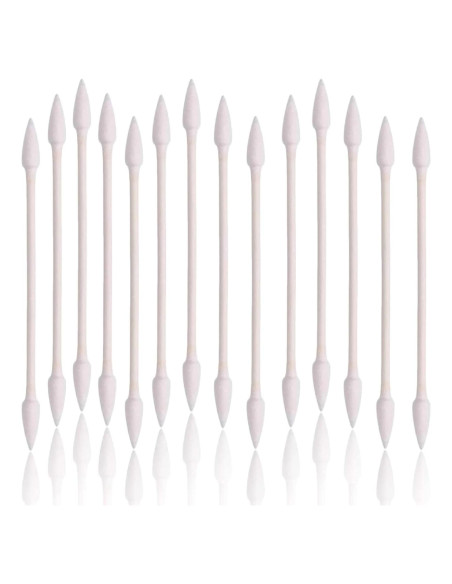 Bastoncillos de Algodón Orgánico Rouceyxin 800 Piezas Doble Punta