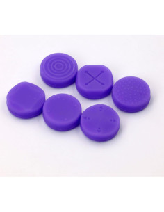 6 Tapas de Silicona para Joystick PS Vita NSLikey Púrpura 2