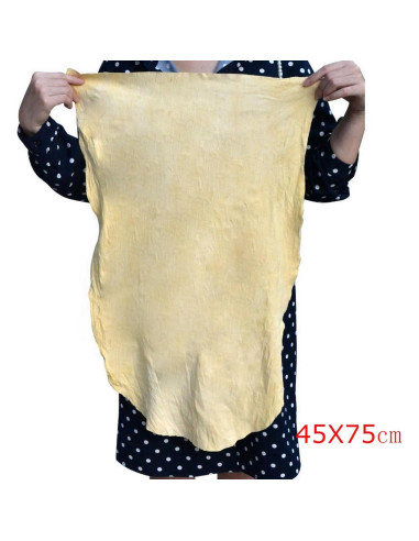Paño de Limpieza de Cuero Chamois Natural VANANA 70x40cm