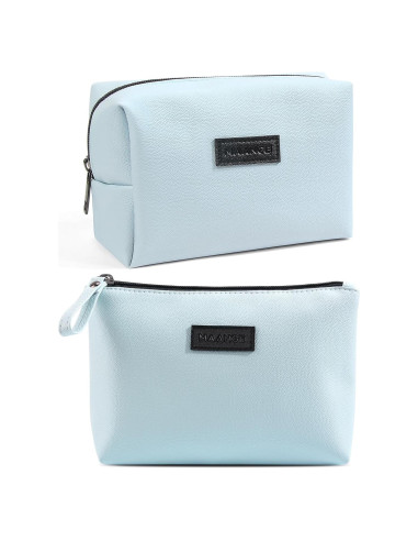 Bolsa de Maquillaje de Viaje MAANGE 22x14x6cm Cuero PU