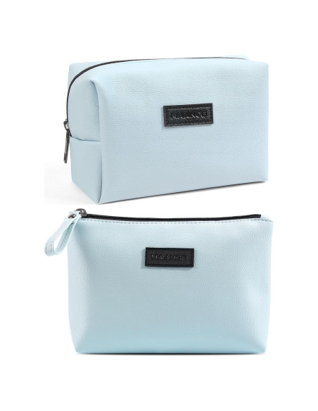 Bolsa de Maquillaje de Viaje MAANGE 22x14x6cm Cuero PU