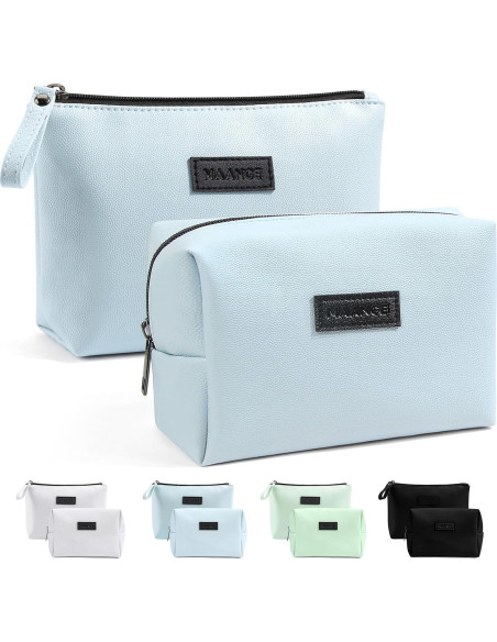 Bolsa de Maquillaje de Viaje MAANGE 22x14x6cm Cuero PU