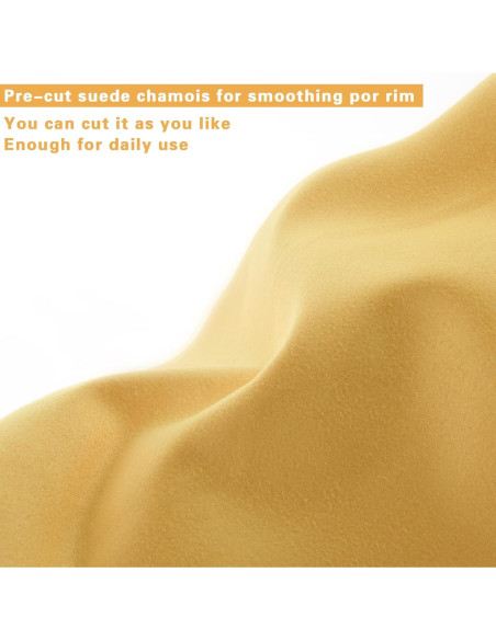 10 Piezas Paño Chamois Natural Homakover 17.5x14.5cm