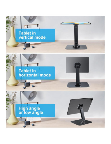 Soporte Magnético Ajustable para Monitor 10-47 cm Aluminio